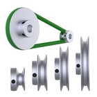 Aluminum V o-belt Pulley Groove Width 12 5mm Drive Pulley   40-150mm Hole 8-50mm