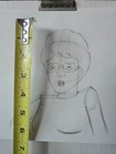 Peggy King Of The Hill Original Hand Drawn Storyboard Production Art Sketch