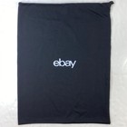Set Of 2 Ebay Logo Black Drawstring Bags 24 x19  Ebayana