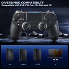          wireless Controller For Ps4th Slim pro Console Gamepad Dualshock 4 Jet Black