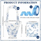 48 Set Blue Kraft Paper Flower Bouquet Bags Wedding Florist Bar Supplies
