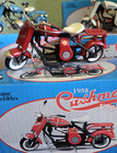 Lot Of 4 J r 1958 Cushman Eagle Scooter Die-cast Model 1 12 Complete Boxed Set