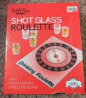 Shot Glass Roulette Game-new In Box Table Top Games 6 Shot Glasses 1 Roulette 