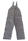 Vintage Oshkosh Railroad Striped Overalls Adult 40x30 Union Made Vestbak Usa Nos