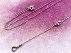 Antique Gold Filled Lariat    y    Chain Necklace For Watch  Locket  Pendant  Drop