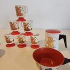 Vintage Disney Winnie The Pooh Toy Dishes Play Tea Cooking Set Lot