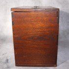 Japanese Wooden Sewing Box Tansu Chest Of Drawers Keyaki Wood Vintage Haribako
