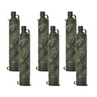 Portable Water Filter Straw Purifier Filtration Emergency Survival Outdoor 6pack