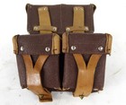 2 Ammo Dual Pouch For The Soviet Mosin Nagant M91 Rifle some Dated marked Otk 