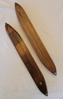 Vintage Textile Weaving Loom Shuttle J  Whittaker   Son Set Of 2 Handcrafted 