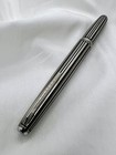 Platinum 18k White Gold Fountain Pen  fine Nib   Premium Line Vintage Model