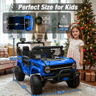 24v 2 Seater Ride On Truck 4   wheel 4wd 800w Kids Electric Car Remote Control Mp3
