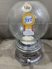 Glass Globe Ford Ten Cent Penny Gumball  Gum Vending Machine Co Made In Usa