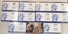 Us Mint 10 Annual Proof Sets 1999-2008 Ogp Box   Coa 109 Coins Estate Sale Lot