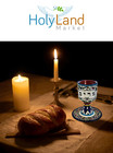 Miriam Seder Kiddush Ceramic Passover Cup Or Goblet And Plate - 6 Inches