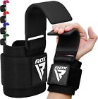 Rdx Weight Lifting Hooks Straps Pair  Non-slip Rubber Coated Grip  Powerlifting