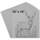 Pcs Linoleum Block Rubber Carving Block Soft Linocut 12 X 12 Inch 8 Gray
