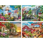 Bits And Pieces     4in1 Multipack Large 500 Piece Jigsaw Puzzles For Adults        