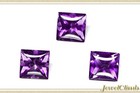 Affordable Amethyst Buff Top Loose Gemstone  Square  8  8mm