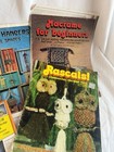 Vintage 1970s Macram   Pattern Books  7 Wall Hangings Plant Hangers Retro Crafts