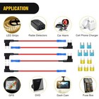15pcs Fuse Tap Adapter Kit 12v 15 Amp 20amp Car Add-a-circuit Mini Atm Apm Blade