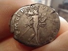      98   117 Ad Roman Silver Denarius     Emperor Trajan     Mars Advancing      