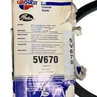 Gates 5v670 Accessory Drive Super Hc Narrow Section Wrapped V-belt Carquest