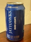 Kansas Jayhawks Ku Bud Light - Limited Edition Empty Beer Can - Bottom Opened