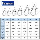 Lot 100pcs Fastlock Snap Fishing Barrel Swivel Safety Snaps Hook Mixed Size 00-4