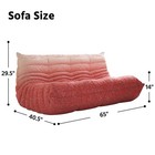 Cozy Floor Lazy Sofa Bean Bag Chair Dense Memory Foam Nap Couch Vacuumed Packed
