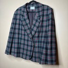 Vintage Pendleton Women s Plaid Pure Virgin Wool Plus Size 16w
