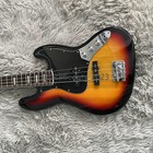 4 String Jazz Electric Bass Guitar Tobacco Sunburst Basswood Body Maple Neck