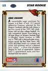 1991 -eric Swann- Upper Deck Autograph signed auto Football Card  15 Cardinals