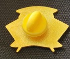 Korea Veteran Memorial War Pin Flags Usa Gold Tone Metal Vintage