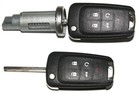 New Gm Ignition Lock Cylinder Switch W 2 Flip Remote Keys 5912545 5 Buttons