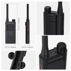 Alervites At2 Smart Uhf Radio Off-grid Text Pic App Program 16mm Thin Usb-c