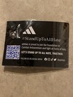 Adidas Blue And White Stand Up To Jewish Hate Pin Nwt Yeezy Yzy Kanye West