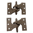 2 Right Hand Cast Iron Acme Lift Off Shutter Hinges 88-373  2-1 2 Vintage