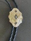 Montana Silversmiths Men   s Southwest Bolo Tie 2-tone Gold Silver F47