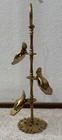 Vintage 15  Brass 3 Hand Victorian Glove Stand Clip Note Letter Holder Free Ship