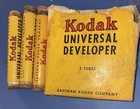 Kodak Universal Developer  - 3 Tubes- Vintage Late 1930s