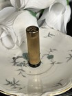 Vintage Hazel Bishop Gold  Metal Tube Lipstick Deep Pink