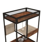 Cat Litter Box Enclosures With Cat Tree Tower  Cat Furniture  cat Cabinet