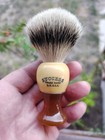 Restored Vintage Success Shave Brush 20mm Silver Tip Badger Knot