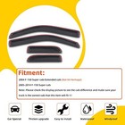 4 Pcs Compatible With 04-14 F-150 Super extended Cab Front rear Sun rain Guard 