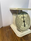 Vintage American Family Scale White Metal 25 Lbs Weighs Pounds By Ounces Usa