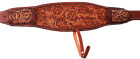 Horse Western Floral Tooled Leather Rear Flank Saddle Cinch W  Billets 9772