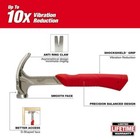 Milwaukee Tool 48-22-9019 12oz Smooth Face Hybrid Claw Finish Hammer