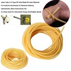   1 6mm-12mm Natural Latex Rubber Tube High Elastic Band For Medical Hemostasis