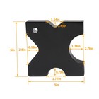 1 x5 x5  Arbor Press Bed Plate 20ton Hydraulic Shop Press Plate 4 Notch H Frame